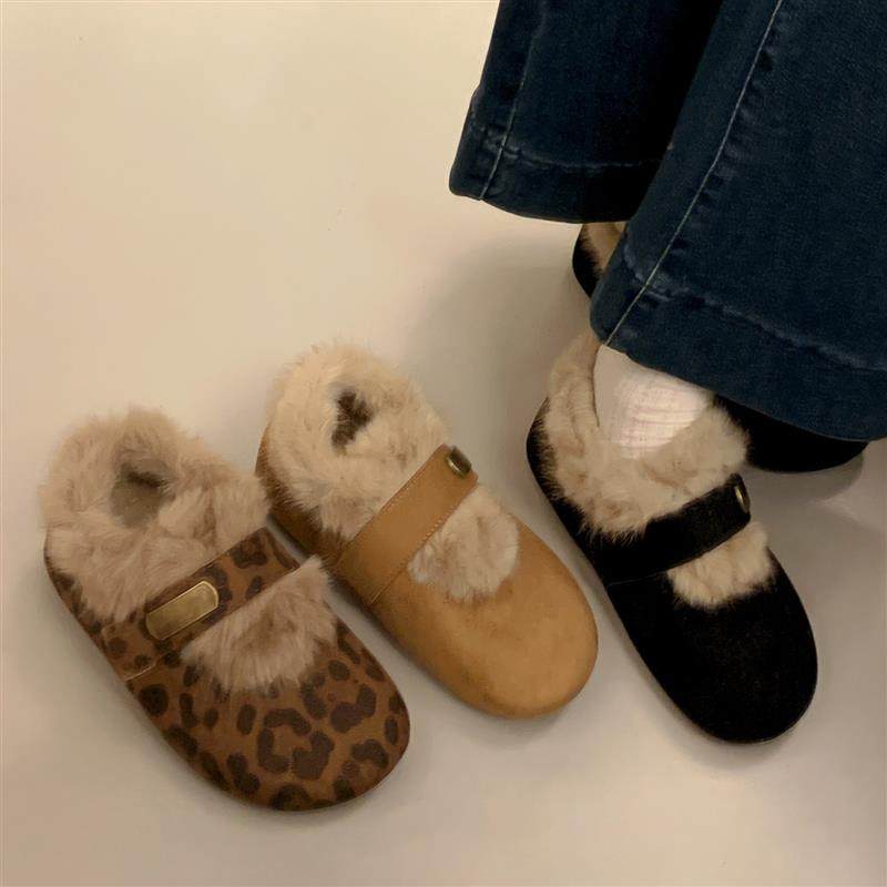 4CM内增高毛口金属魔术贴毛毛鞋女新款雪地短靴保暖加绒棉勃肯鞋,淘宝优惠券,粉丝福利购,淘宝优惠卷