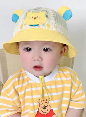 德国进口婴儿夏季薄款防晒渔夫帽