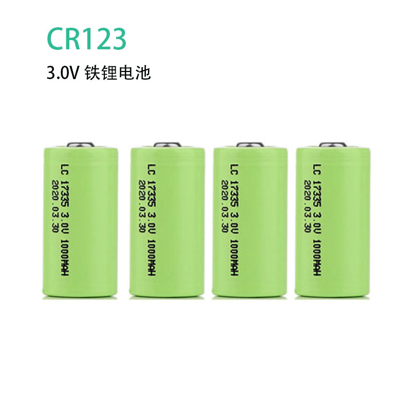 CR123A 3V铁锂电池17335可充电手电筒照相机摄像机测距仪仪器仪表-图1