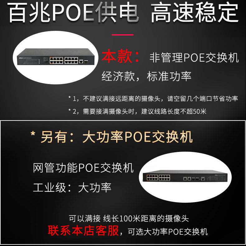 DH-S1300C-4/8ET1ET/2ET-DPWR百兆16/24ET1GT/2GT-APWR网络交换机 - 图0