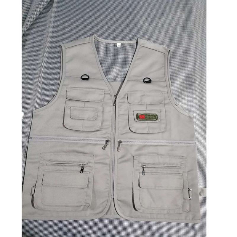 Spring and Autumn Dad Outfit Photography Fishing Vest and Waistcoat