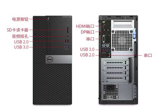 二手台式电脑主机戴尔品牌四核i3i5i7高配办公家用固态搬砖游戏 - 图3