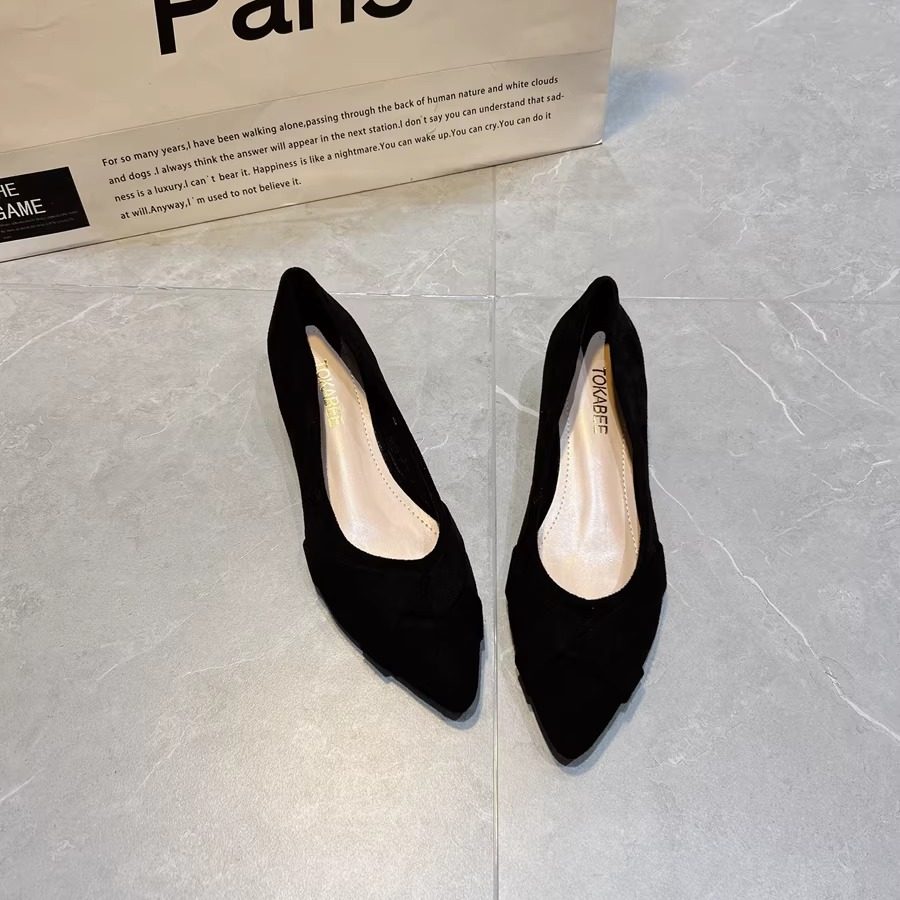 黑色粗跟3厘米小跟鞋低跟单鞋女2025春款工作鞋百搭大码职业高跟,淘宝优惠券,粉丝福利购,淘宝优惠卷