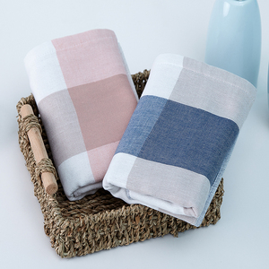 爱尔思纯棉三层纱布毛巾