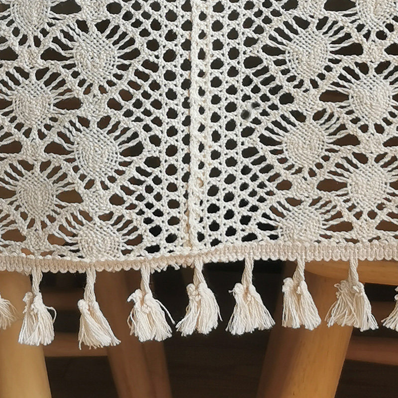 法式奶油复古棉麻蕾丝桌布布艺复古茶几阳台餐边桌盖巾民宿定做,淘宝优惠券,粉丝福利购,淘宝优惠卷