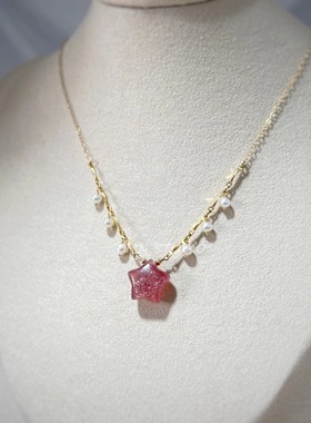 小众天然珍珠星光水晶宝石