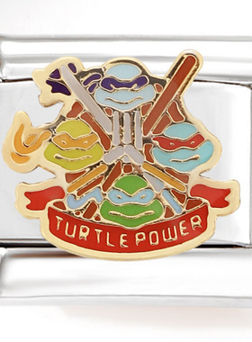 小红书热销不绣钢饰品 神秘忍者模块手链 Italian charm bracelet