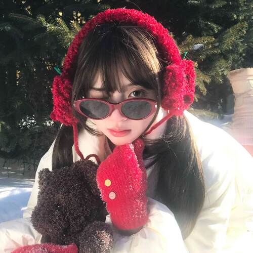 韩版2026新款猫眼复古安可拉红色墨镜女高级感近视防紫外线太阳镜 - 图0