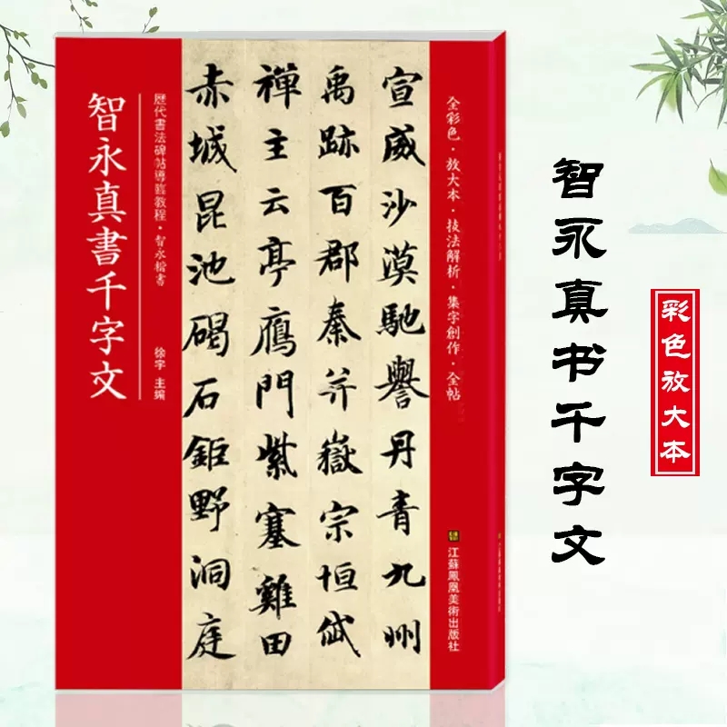 历代书法碑帖导临教程颜真卿多宝塔碑颜勤礼碑九成宫醴泉铭智永真书千字文怀仁集王羲之圣教序赵孟頫全彩色放大本技法解析楷书行书-图1