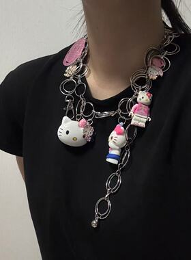 欧美风jk高街多巴胺甜美裤链