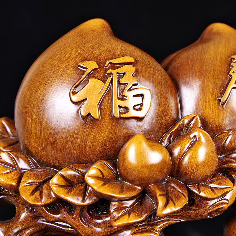福寿大寿桃摆件长辈生日礼物老人祝寿过作大寿6080送父母贺寿礼品