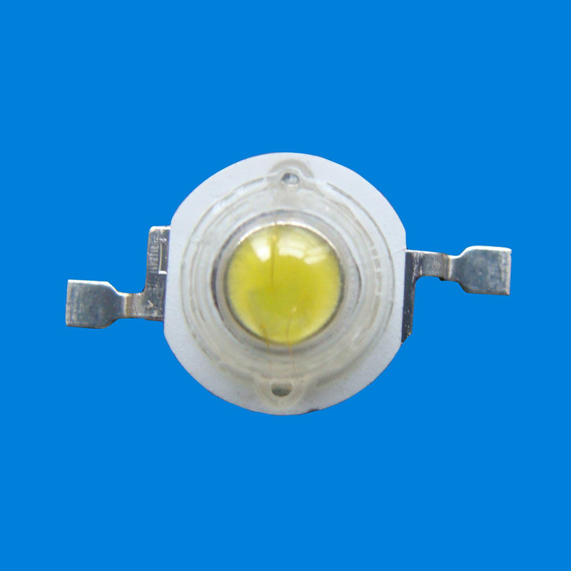 进口芯片亮度大功率led灯珠1W3瓦暖白红绿蓝黄光射灯帕灯光源灯泡 - 图0