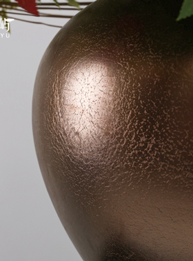 鲲屿新中式大型仿真花陶瓷花瓶