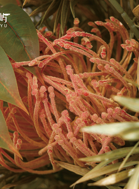 鲲屿现代大理石仿真花艺术摆件