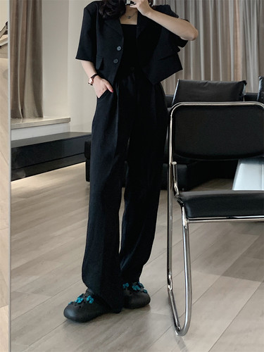 细细条 仙女风蓝色蝴蝶结洞洞鞋EVA防滑外穿百搭防臭沙滩鞋女夏季 - 图1