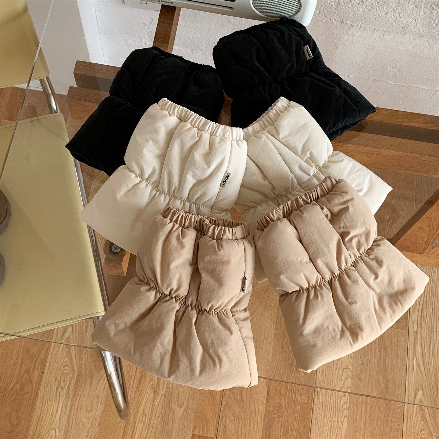 细细条 秋冬保暖百搭雪地靴腿套女韩版ins时尚简约风堆堆袜套靴套,淘宝优惠券,粉丝福利购,淘宝优惠卷