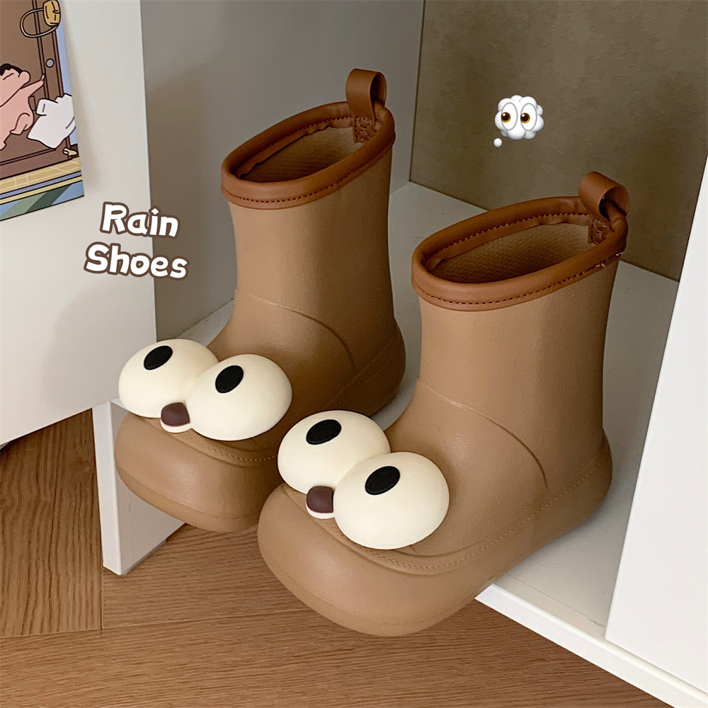 细细条 可爱儿童雨鞋男童女童防滑中筒水鞋亲子外穿防水胶鞋雨靴,淘宝优惠券,粉丝福利购,淘宝优惠卷