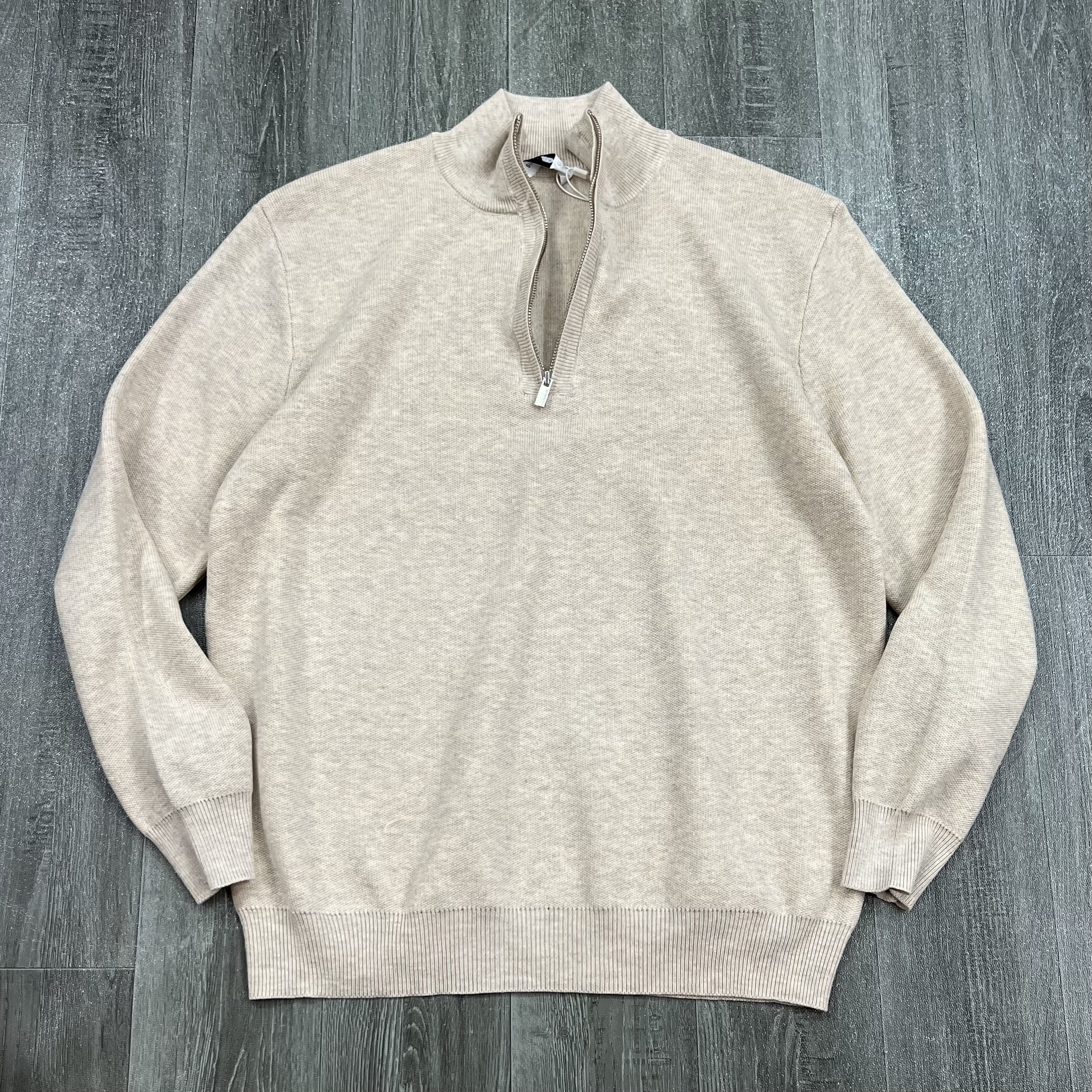 外贸单秋冬保暖新款男士半拉链高领宽松套头毛衣时尚羊毛针织衫潮,淘宝优惠券,粉丝福利购,淘宝优惠卷