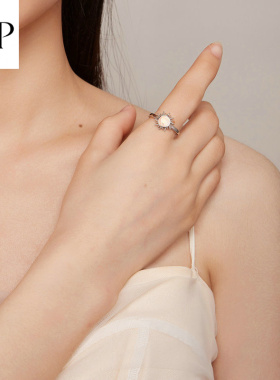 锦河畔小爆款澳宝太阳活口戒指