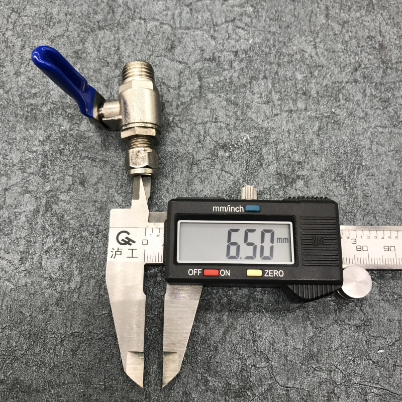 2分外牙转2分管金属球阀 净水器二分铜球阀 与进水三通连接 通用 - 图0