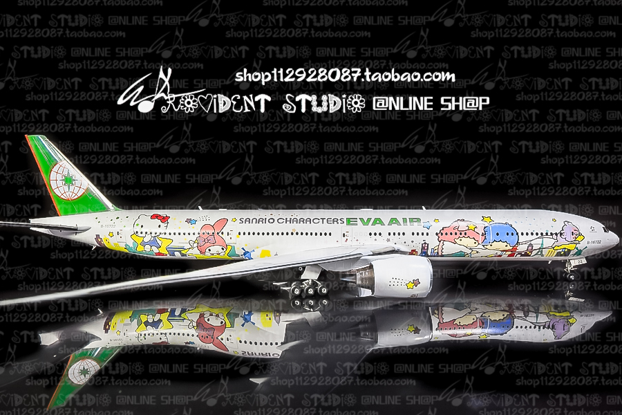 EVAHELLOKITTY ZVEZDA红星REVELL利华 B777 B-16722星空机水贴新 - 图2