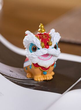 佛山醒狮文创礼盒摆件送客户