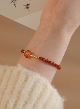 弘法寺转运珠天然南红招财手串