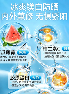 泰国Citra西瓜防晒霜高倍防晒清新果味防紫外线泰国711热卖防晒乳
