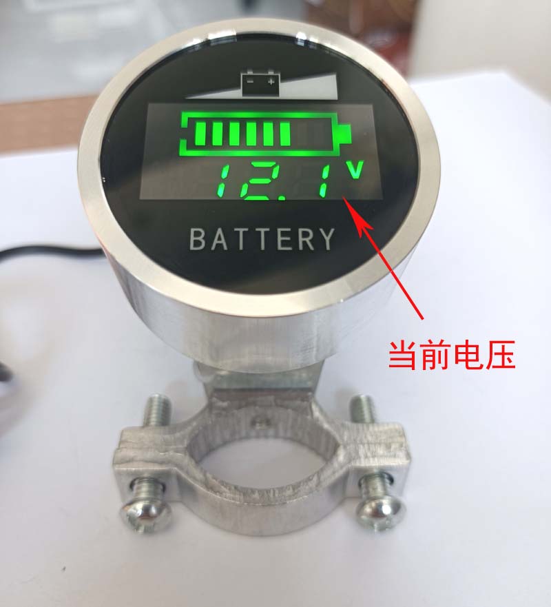 防水数字电压铁锂电池电瓶动车电量表显示仪器检测百分比6048V72V - 图0