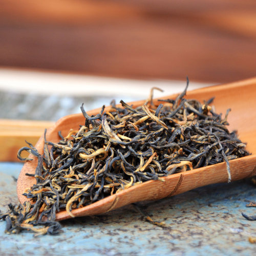 金骏眉红茶正宗武夷山新茶叶金俊眉浓香蜜香型黄芽春茶散袋装500g - 图1