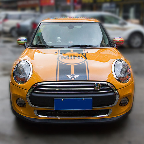 包邮迷你mini cooper R60 F54 F55 F56车贴拉花机盖车身拉花贴纸 - 图0