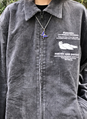 嘻哈街舞潮牌蝴蝶钛钢项链配饰