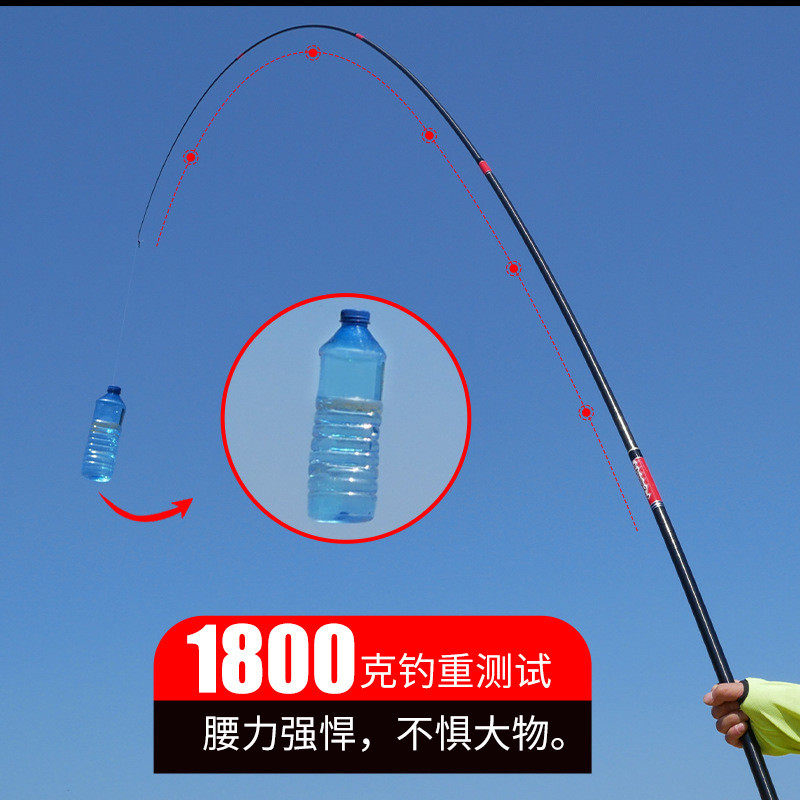 光威无法一本8h升级版黑坑鱼竿台钓竿碳素19调超轻超硬大物野钓鱼,淘宝优惠券,粉丝福利购,淘宝优惠卷