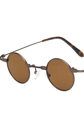 墨镜复古风圆形搞怪黑色太子镜