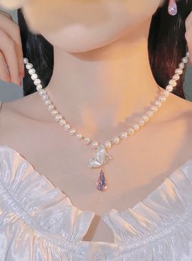 年轻人珍珠项链新款高级