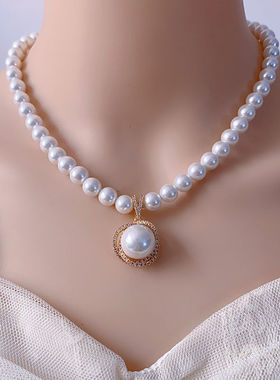 今年流行的珍珠项链法式