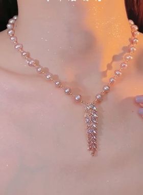 今年流行的珍珠项链抖音