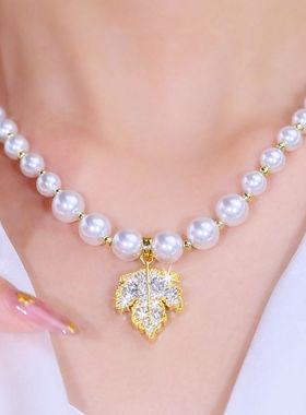 今年流行的珍珠项链法式