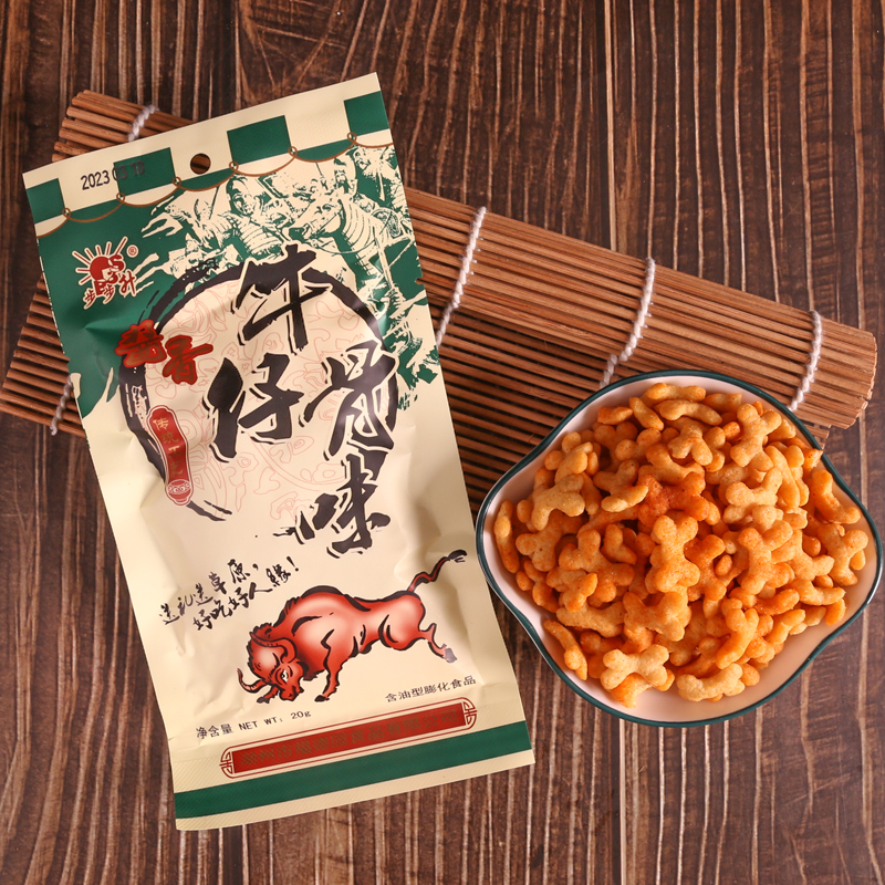 酱香牛仔骨锅巴8090后小时候怀旧童年办公室解馋零食休闲网红小吃