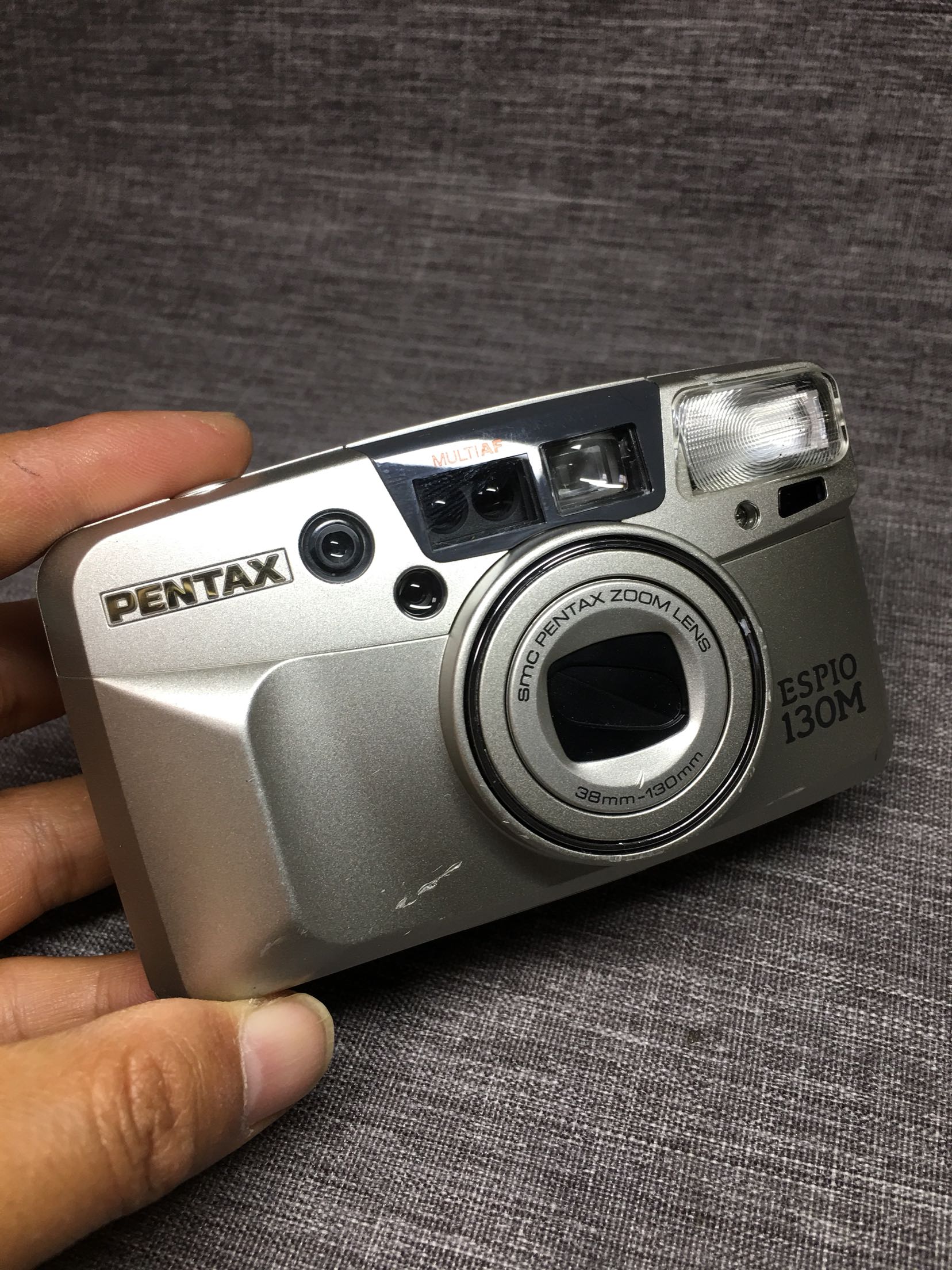 pentax宾得 espio130m 135变焦旁轴相机功能好镜片三无使用收藏-图0