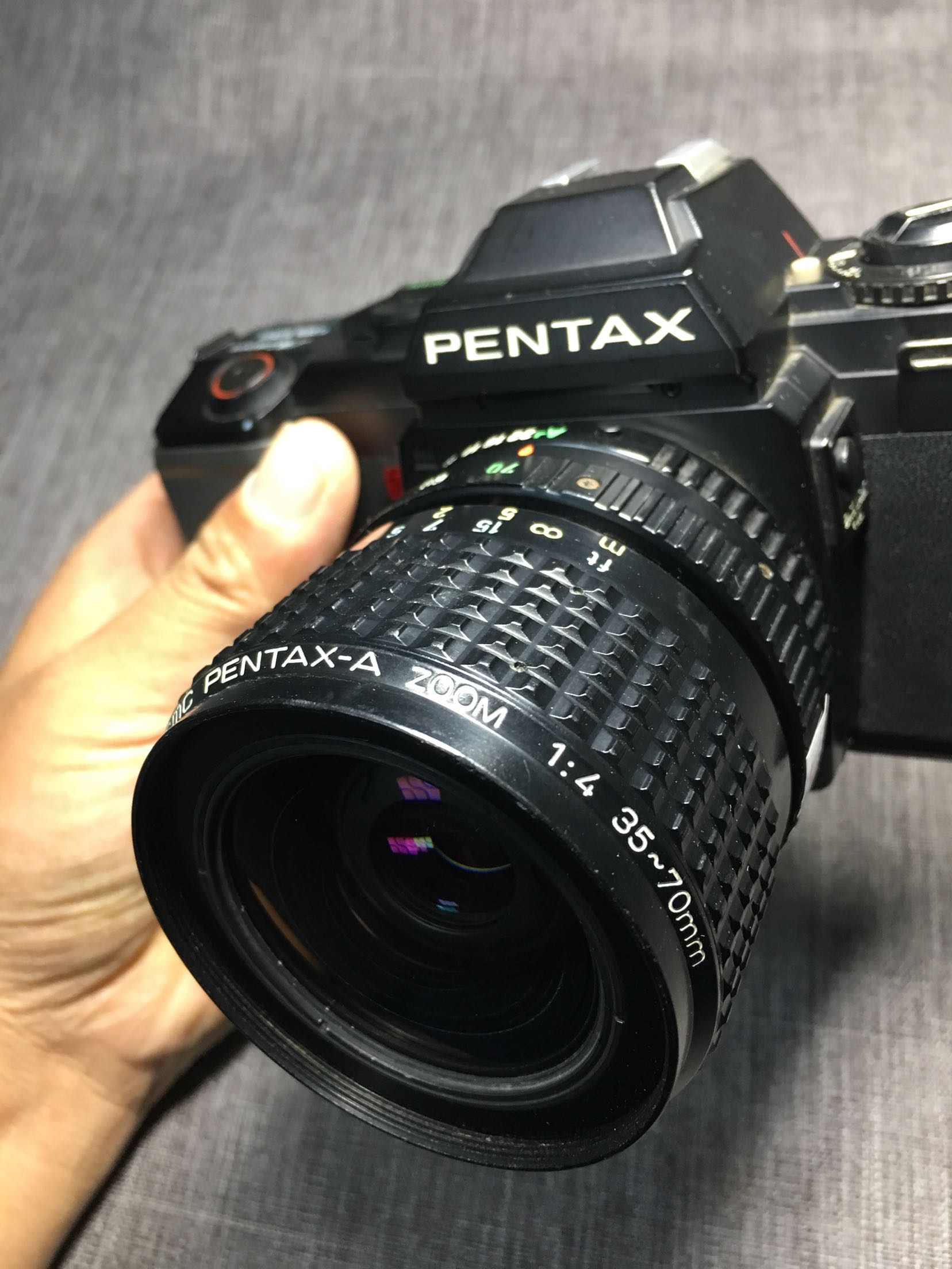 pentax-a zoom 1:4 35-70变焦恒定光圈镜头功能好镜片好送机身-图1