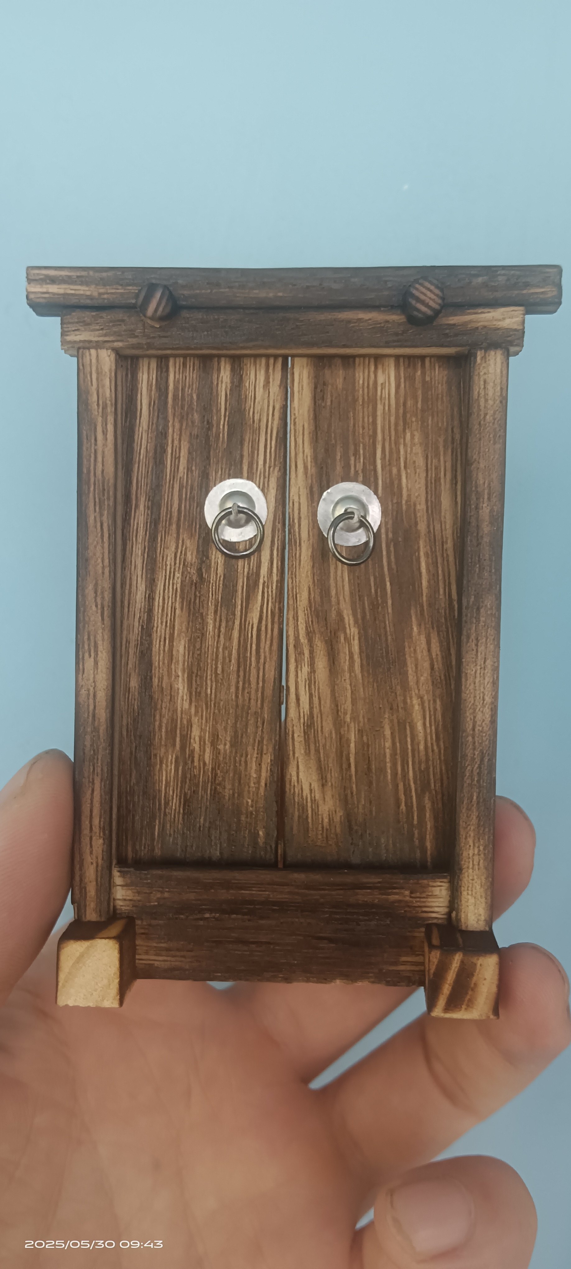 手工开物原创微缩房屋老家大门可以开合微缩场景 娃娃屋 迷你1/20,淘宝优惠券,粉丝福利购,淘宝优惠卷