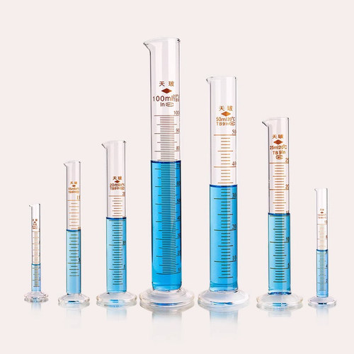 天玻量筒量入式IN实验室A级过检高硼硅玻璃带刻度100/500/1000ml - 图3