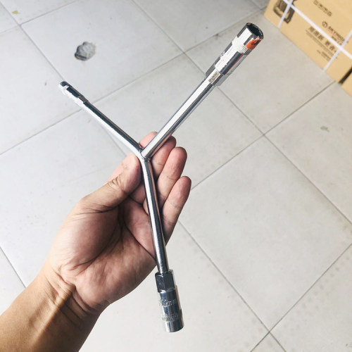正品澳新奥新工具Y型扳手汽修扳手三叉套筒轮胎扳手人字 - 图2