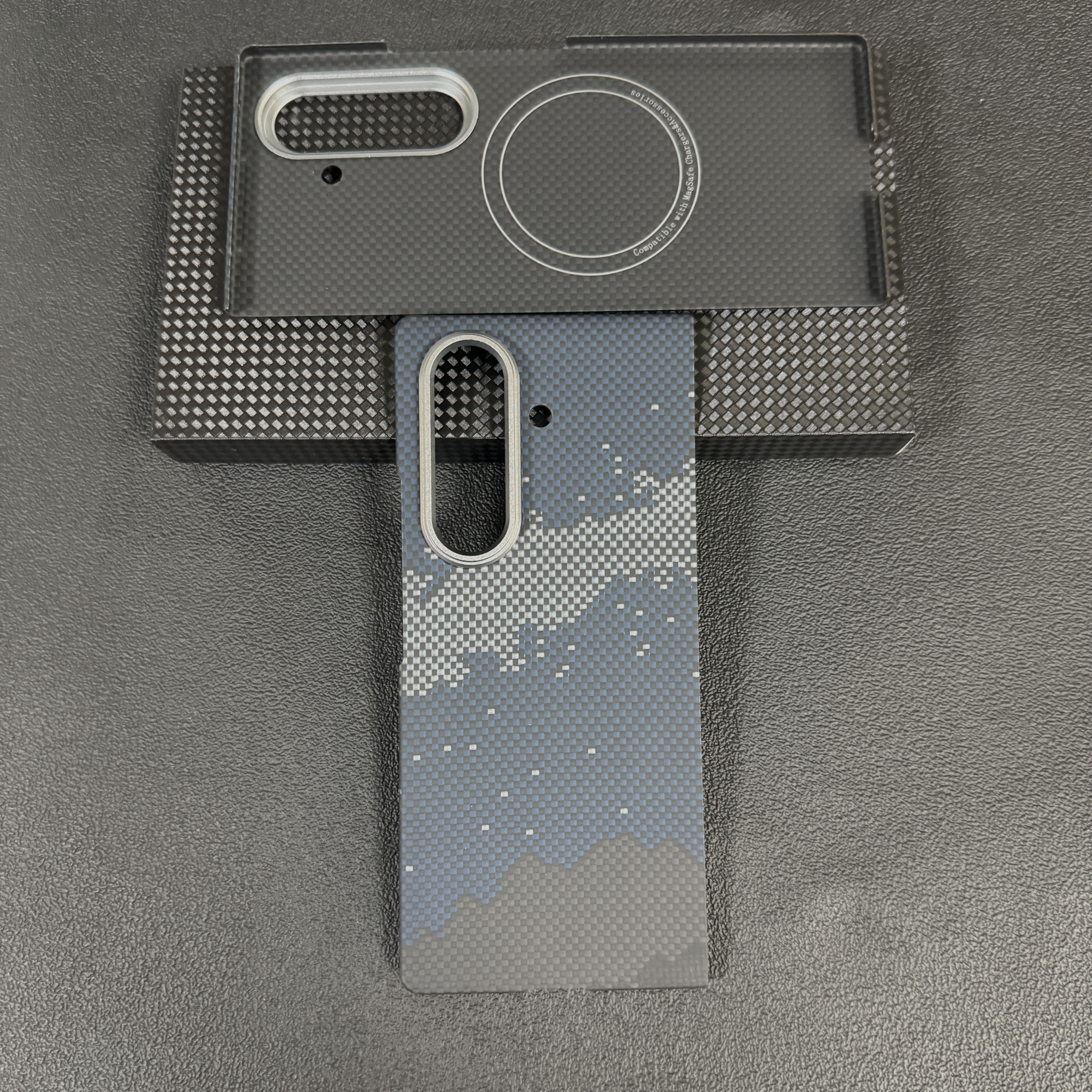 适用三星ZFold7凯夫拉手机壳折叠手机磁吸超薄保护壳中轴保护套 - 图2