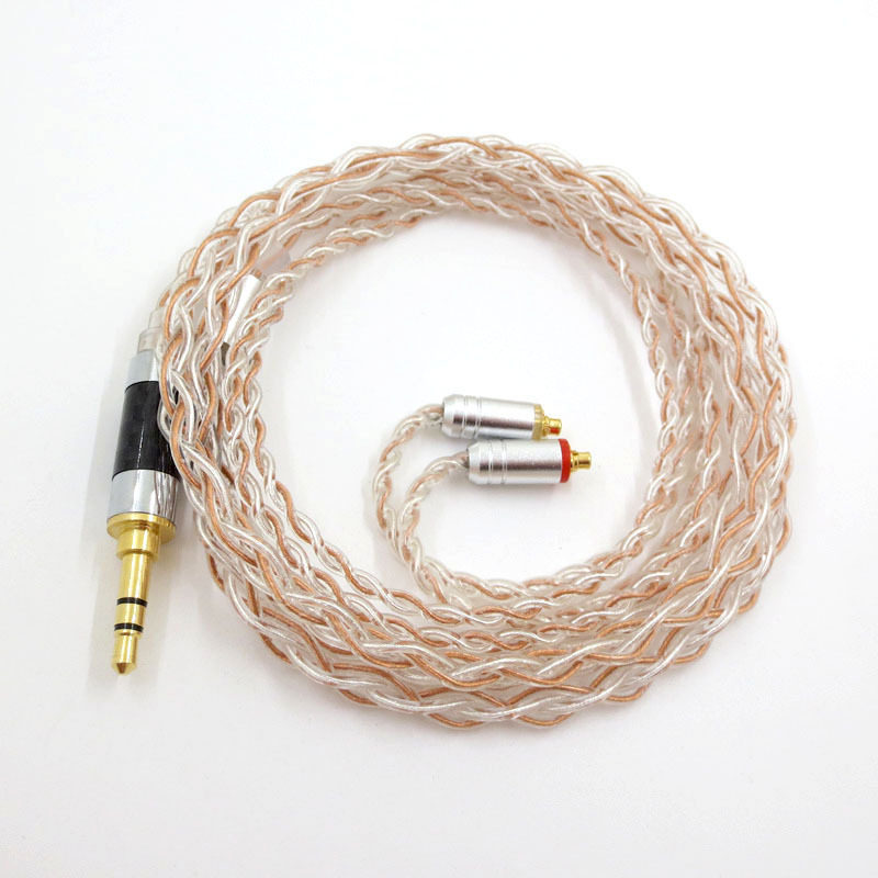 0.78 2PIN OCC镀银线MMCX耳机线适用SE215 SE535 N3AP 灰黄鹂 - 图3