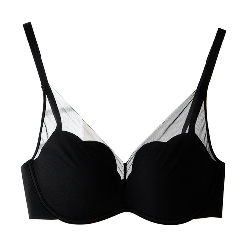 Kbra明星同款 玫瑰杯无痕内衣女小胸聚拢显大性感无钢圈下垂文胸 - 图3