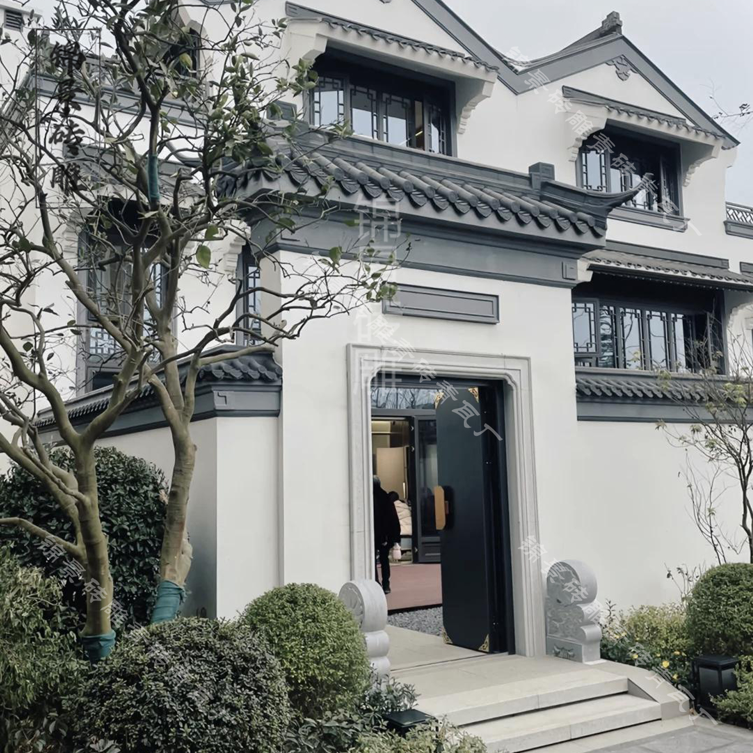 中式仿古砖门套线条砖雕定制收口条包边青砖垭口青石门框装饰石材 - 图1