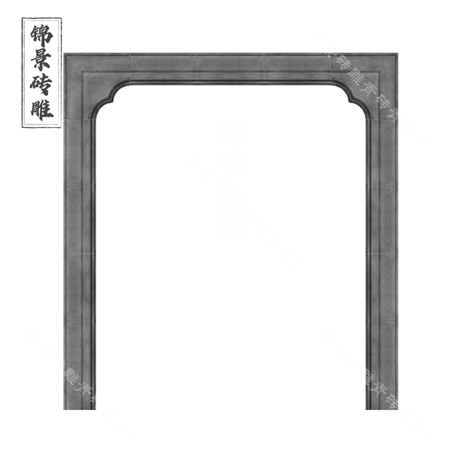 中式仿古砖门套线条砖雕定制收口条包边青砖垭口青石门框装饰石材 - 图3