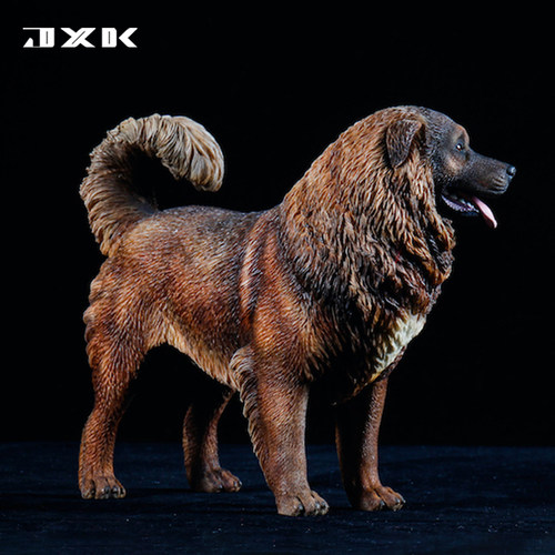 JXK 1/6仿真高加索牧羊犬模型巨型狗狗树脂摆件可配兵人玩偶手办 - 图2